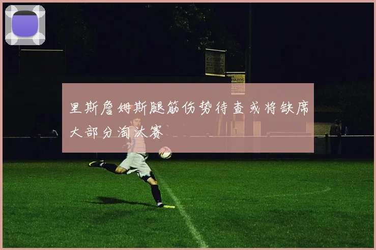 里斯詹姆斯腿筋伤势待查或将缺席大部分淘汰赛