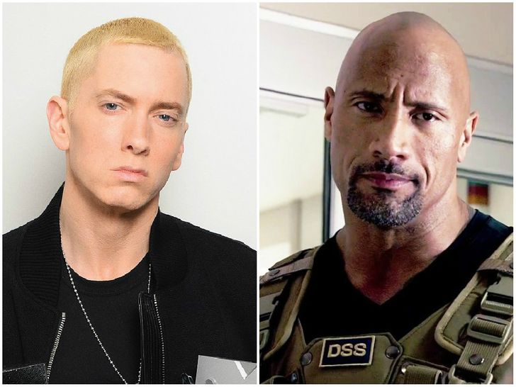 Eminem กับ Dwayne Johnson - อายุ 44 ปี