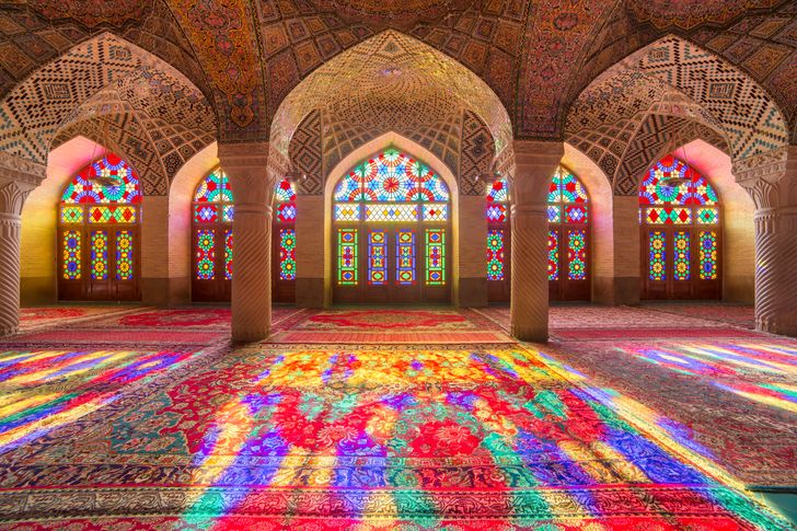 11.Pink Mosque, Shiraz, อิหร่าน