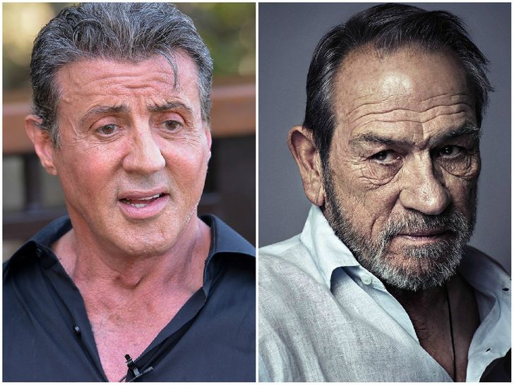 Sylvester Stallone และ Tommy Lee Jones - อายุ 70 ​​ปี