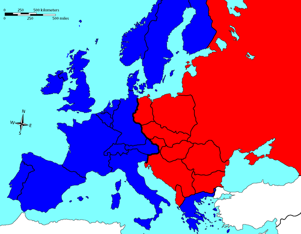 ประวัติศาสตร์ : ม่านเหล็ก ( Iron Curtain ) ความขัดแย้งในยุโรป