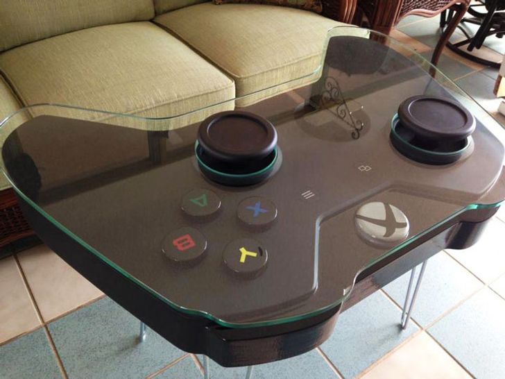 14. โต๊ะกาแฟ Xbox คอนโทรลเลอร์