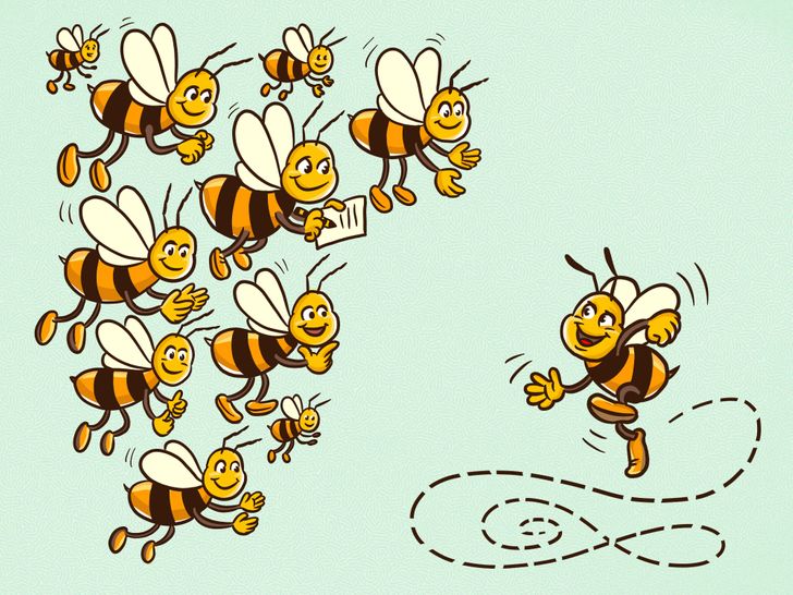 ผึ้งหนึ่งตัวสามารถโน้มน้าวให้ทั้งรังติดตามมันได้